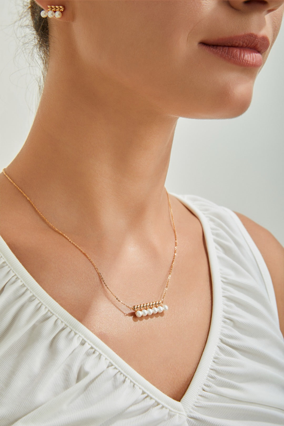 Celeste Bar Necklace-D0487