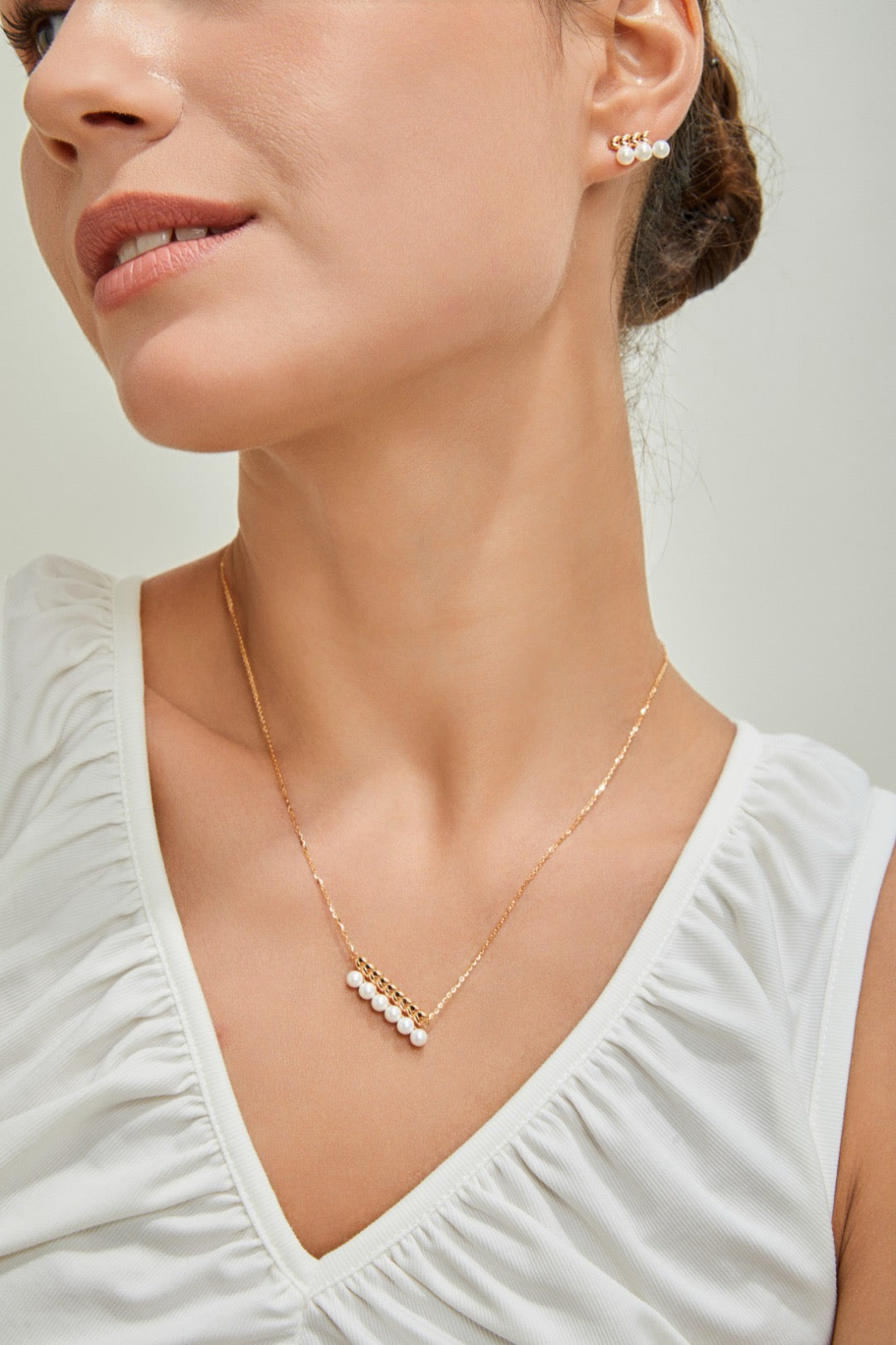 Celeste Bar Necklace-D0487