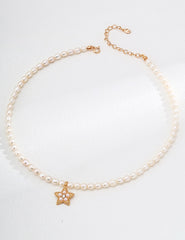 Stella Pearl Necklace-D0601