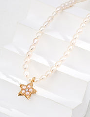 Stella Pearl Necklace-D0601