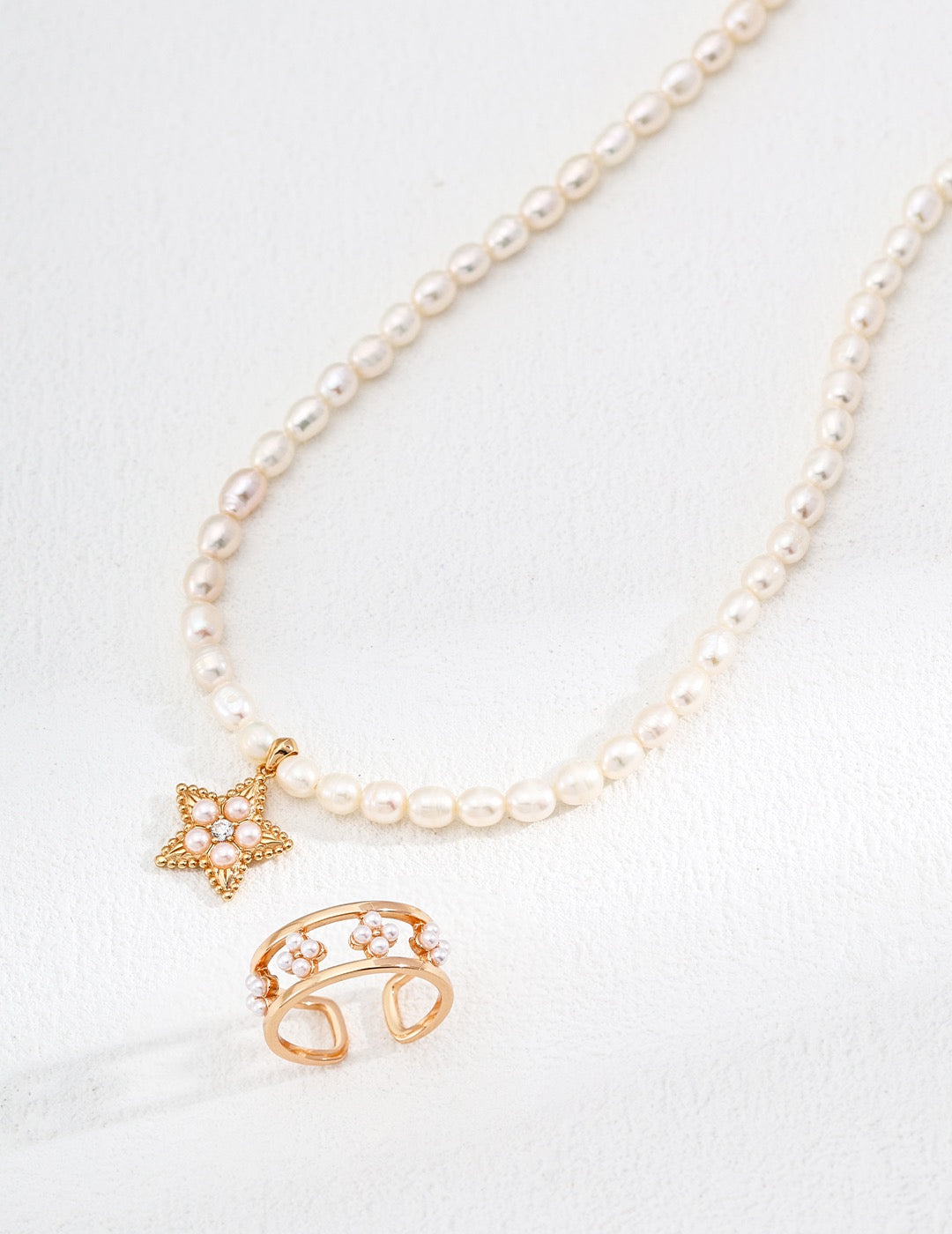 Stella Pearl Necklace-D0601